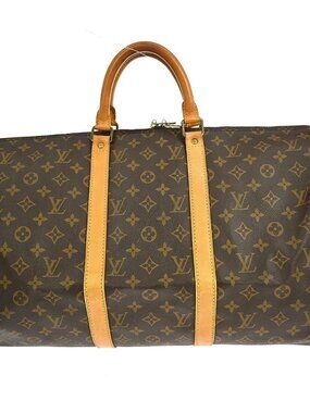 LOUIS VUITTON KEEPALL 50 TRAVEL HANDBAG MONOGRAM